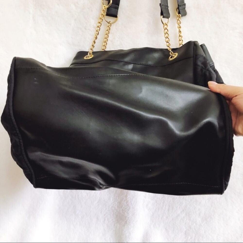 Lancôme Black Gold Chain Shoulder Clasp Bag - Picture 8 of 8